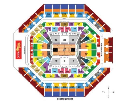 Seating Charts Frost Bank Center